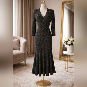 The Fold London Sweater Tweed Dress M